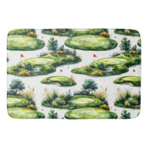 Golf Putting Green Bath Mat
