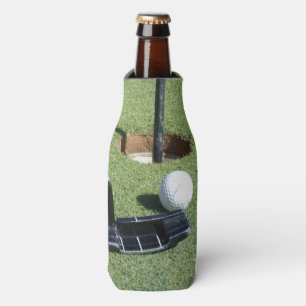 Golf Putting On The Green, Bottle Cooler