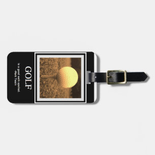 Golf Quote Luggage Tag