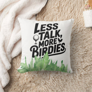 Golf Quotes Motivation Funny for Golfer Cushion