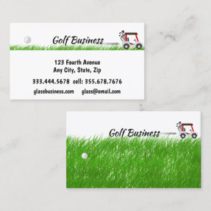 Golf Related Business Carts, Turf, Supplies Card