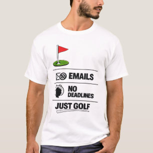 Golf Retired Full Time Golfer T-Shirt