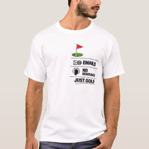 Golf Retired Full Time Golfer T-Shirt