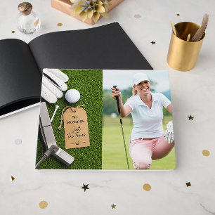 Golf  Retirement create your own photo Guest Book