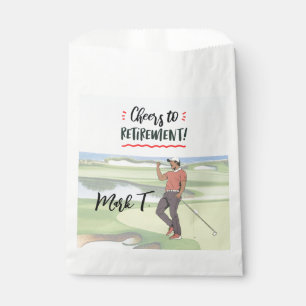  Golf retirement gift for a golfer  favour bag