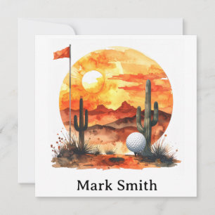 Golf Retirement in Arizona Card