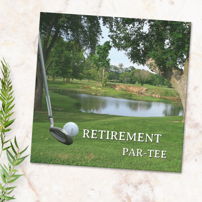 Golf Retirement Party Invitation (Creator Uploaded)
