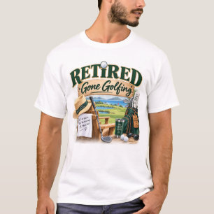 Golf Retirement Themed for Golfer Funny T-Shirt