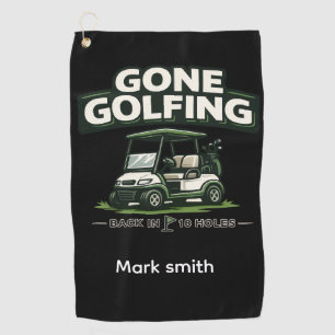 Golf Retirement themed for golfer Towel