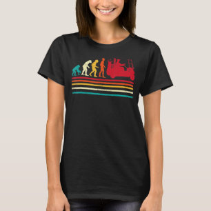 Golf Retro Style Evolution Of Man T-Shirt