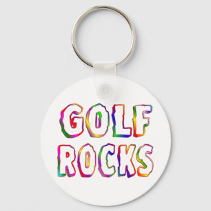 Golf Rocks Key Ring