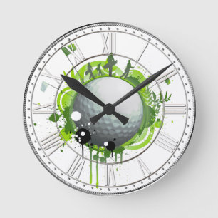 Golf Round Clock