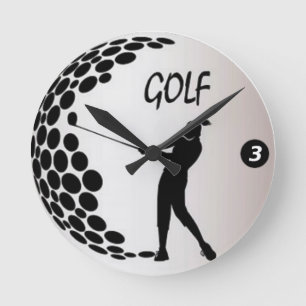 Golf Round Clock