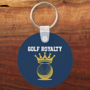 Golf Royalty Custom Sponsor QR Code Key Ring