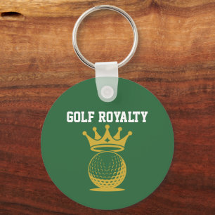 Golf Royalty Custom Sponsor QR Code Key Ring