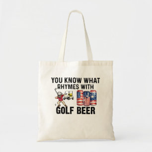 Golf RULES funny saying for golfer Tote Bag