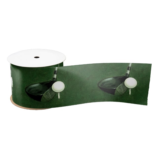 Golf Satin Ribbon (Spool)