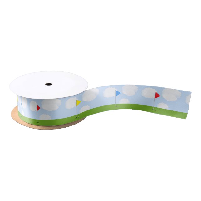 Golf Satin Ribbon (Spool)
