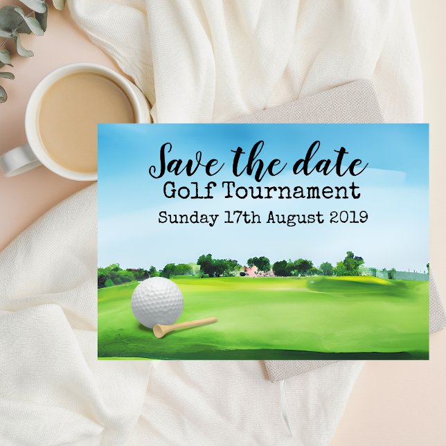 Golf Save the date Golf Tournament  Invitation (Creator Uploaded)