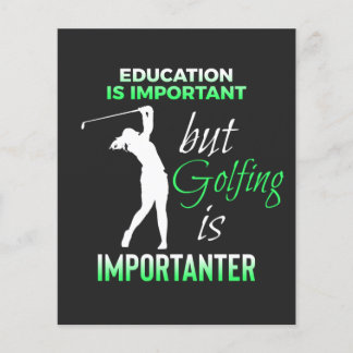 golf sayings. education golfing quote flyer