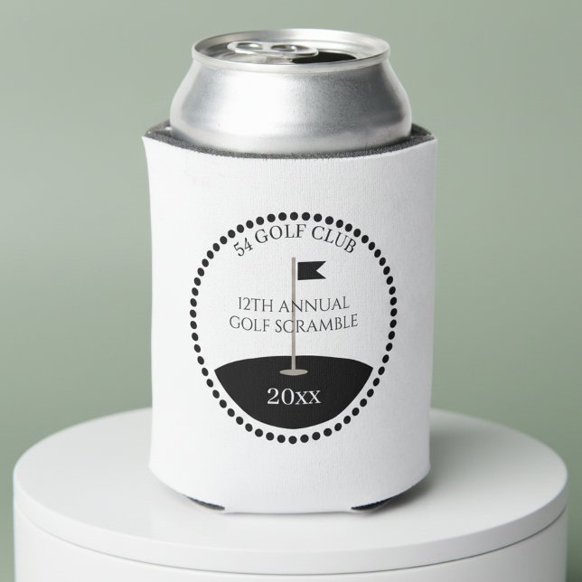 Golf Scramble Club Name Can Cooler (Creator Uploaded)