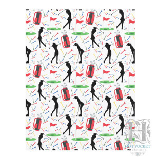 Golf Scrapbook Paper (Women)