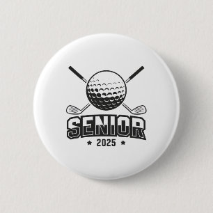 Golf Senior 2025 Cool Golf Team Players Matching 6 Cm Round Badge
