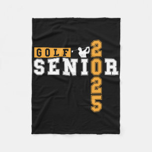 Golf Senior Night Golf Senior 2025 Graduation 15 Fleece Blanket