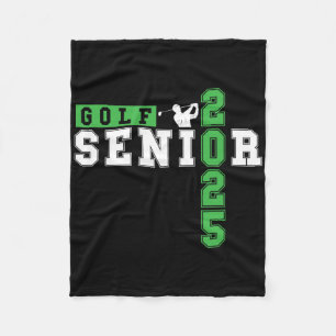 Golf Senior Night Golf Senior 2025 Graduation 33 Fleece Blanket
