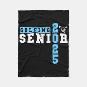 Golf Senior Night Golf Senior 2025 Graduation 40 Fleece Blanket
