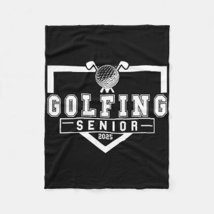 Golf Senior Night Golf Senior 2025 Graduation 6  Fleece Blanket