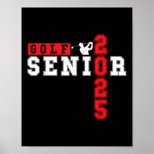 Golf Senior Night Golf Senior 2025 Graduation 9  Poster