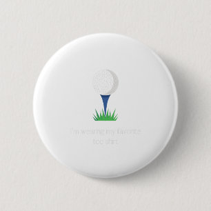 Golf Shirt 6 Cm Round Badge