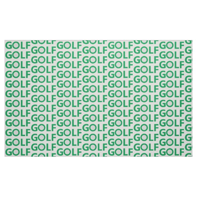 Golf sign fabric (Fat Quarter)
