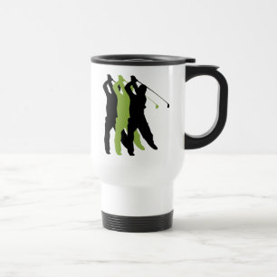 Golf Silhouette Travel Mug