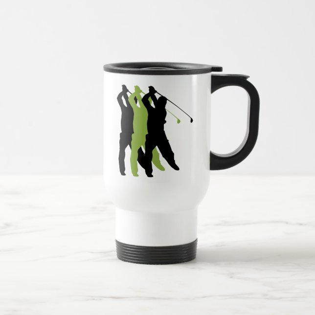 Golf Silhouette Travel Mug (Right)