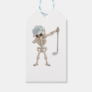 Golf Skeleton Gift Tags