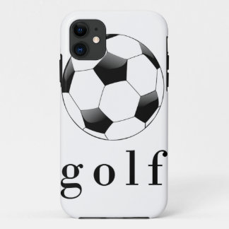 Golf Soccer Ball Funny Sports T-Shirt iPhone 11 Case