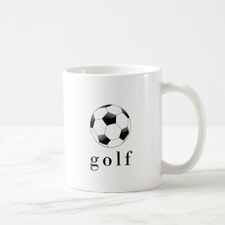 Golf Soccer Ball Funny Sports T-Shirt Coffee Mug