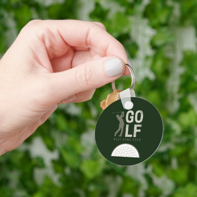 Golf Sport Best Game Ever for Golfers and Coaches Key Ring (Hand)
