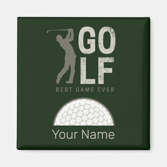 Golf Sport Best Game Ever for Golfers and Coaches Magnet (Front)