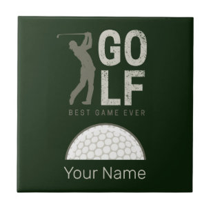 Golf Sport Best Game Ever for Golfers and Coaches Tile