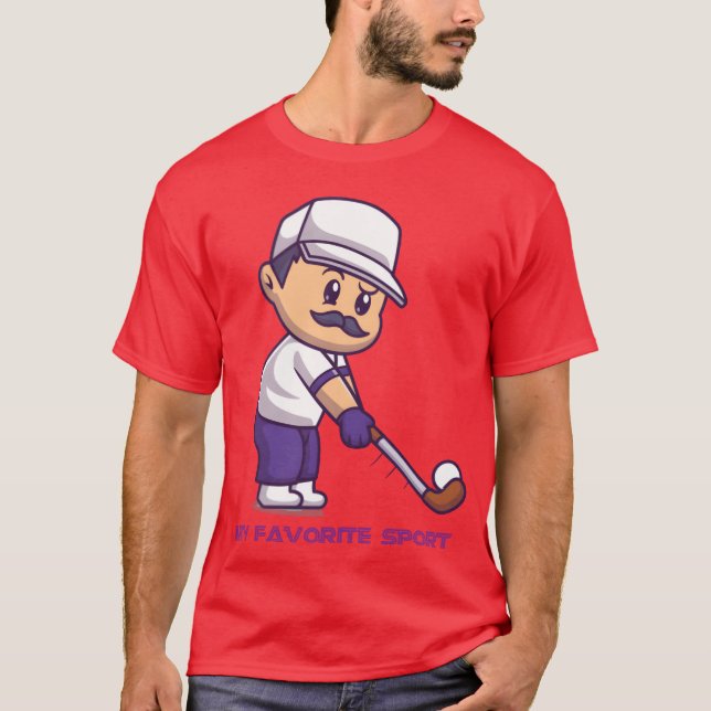 Golf sport family T-Shirt (Front)