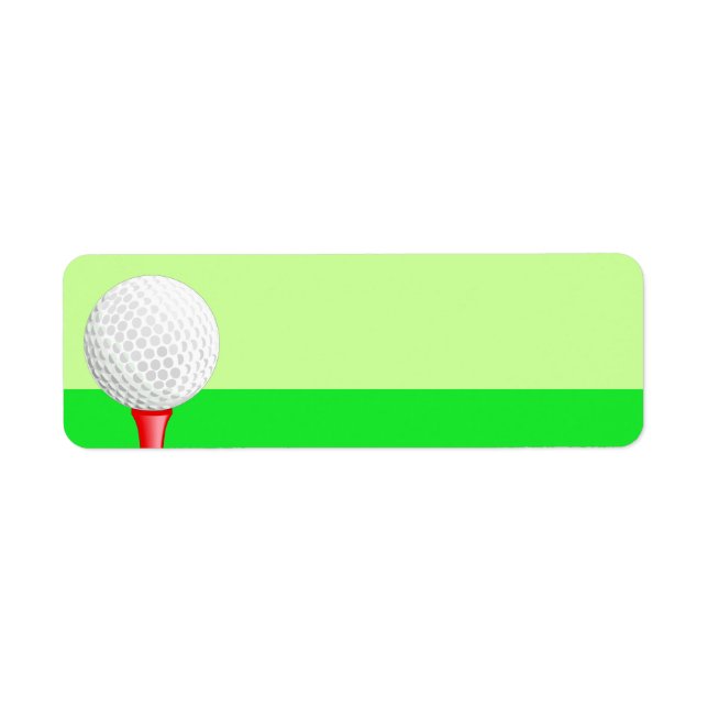 Golf Sport Label (Front)