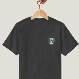Golf Sport Pocket Monogram Golfing Dad T-Shirt
