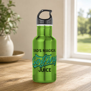 Golf Sports Funny Golfer Dad Golfing Water Bottle