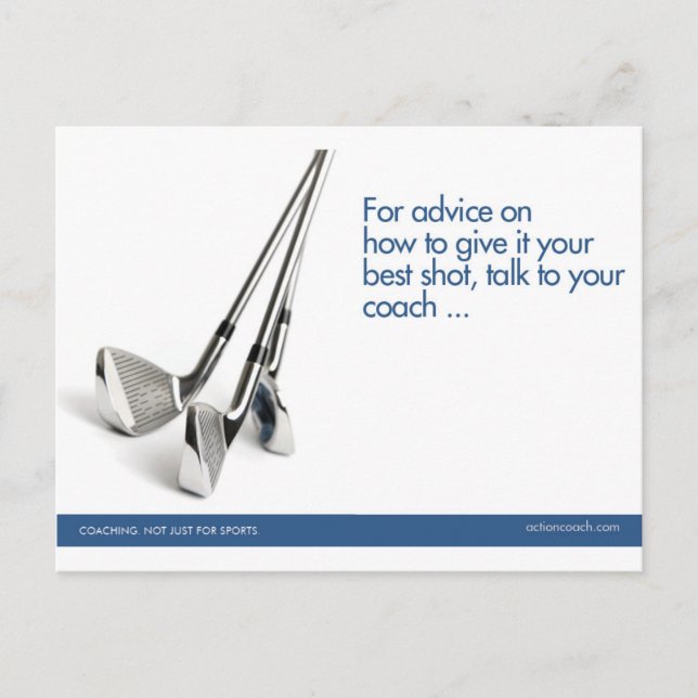 Golf Sports Postcard (Front)