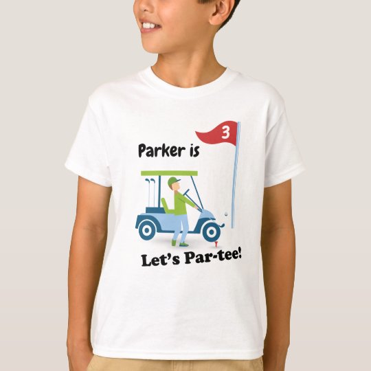 golf sports themed birthday party plain TShirt Zazzle.co.uk
