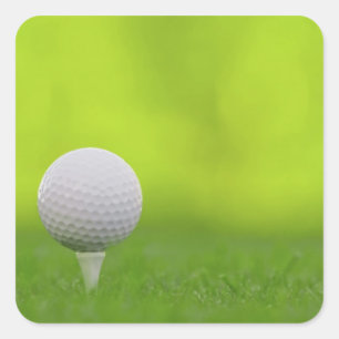 Golf Square Sticker