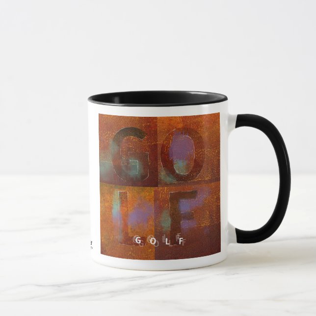 Golf (“Squares” Collection) Mug (Right)